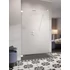 Kép 1/2 - RADAWAY Essenza Pro White Walk-in fehér zuhanyfal 70 átlátszó
