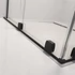Kép 6/8 - RADAWAY Furo Black KDJ szögletes fekete zuhanykabin 140x110 átlátszó jobbos