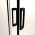 Kép 4/8 - RADAWAY Premium Pro Black KDJ szögletes fekete zuhanykabin 110x70 átlátszó balos
