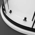 Kép 5/8 - RADAWAY Premium Pro Black KDJ szögletes fekete zuhanykabin 130x70 átlátszó balos