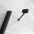 Kép 6/6 - RADAWAY Essenza Black PDD íves fekete zuhanykabin 100x80 átlátszó