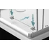 Kép 2/7 - RADAWAY Premium Plus E1700 íves zuhanykabin 100x80 grafit
