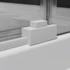Kép 3/7 - RADAWAY Idea White KDJ szögletes fehér zuhanykabin 160x110 átlátszó balos