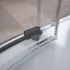 Kép 4/5 - RADAWAY Idea Black PDD íves fekete zuhanykabin 80x90 átlátszó
