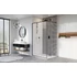 Kép 2/3 - RADAWAY Modo New Black II Frame Walk-in fekete zuhanyfal 85 átlátszó