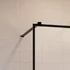 Kép 2/4 - RADAWAY Modo New Black III Walk-in fekete zuhanyfal 90x140 átlátszó