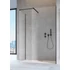 Kép 1/4 - RADAWAY Modo New Black III Walk-in fekete zuhanyfal 90x140 átlátszó