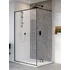 Kép 1/3 - RADAWAY Modo New Black II Frame Walk-in fekete zuhanyfal 100 átlátszó