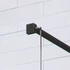 Kép 5/5 - RADAWAY Modo New Black IV Walk-in fekete zuhanyfal 130x75 átlátszó