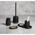 Kép 2/2 - AQUALINE NERO WC-kefetartó, fekete