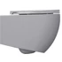 Kép 4/7 - ISVEA INFINITY RIMLESS fali WC, 36,5x53cm, szürke kő