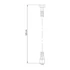 Kép 2/3 - SOFTFLEX zuhany gégecső, 120cm, gun metal