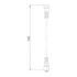 Kép 2/2 - SOFTFLEX zuhany gégecső, 150cm, ezüst/króm
