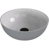 Kép 1/4 - BANERA ROUND öntöttmárvány mosdó, átm:39cm, fehér/matt szürke