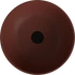 Kép 4/4 - BANERA ROUND öntöttmárvány mosdó, átm:39cm, matt barna