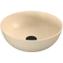Kép 1/4 - BANERA ROUND öntöttmárvány mosdó, átm:39cm, matt bézs