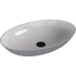 Kép 1/3 - BANERA OVAL öntöttmárvány mosdó, 60x40cm, fehér/matt szürke