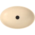 Kép 4/4 - BANERA OVAL öntöttmárvány mosdó, 60x40cm, matt bézs