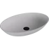 Kép 1/3 - BANERA OVAL öntöttmárvány mosdó, 60x40cm, matt fehér