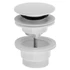 Kép 1/4 - BRUCKNER klik-klak mosdólefolyó, túlfolyó nélküli, 5/4“, 4-45mm, ABS/fehér