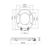 Kép 2/5 - AQUALINE WC-ülőke, MDF, tölgy