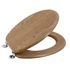 Kép 1/5 - AQUALINE WC-ülőke, MDF, tölgy