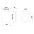 Kép 2/4 - BRUCKNER FULDA SLIM WC-ülőke, Soft Close, duroplast