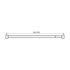Kép 2/3 - AQUALINE teleszkópos rúd, 63-105cm, fekete
