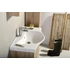 Kép 5/6 - AQUALINE KERAMIA FRESH mosdótartó szekrény, 74,5x74x34,5cm, platina tölgy
