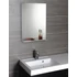 Kép 3/4 - AQUALINE BETA tükör polccal, 50x70x12cm, fehér