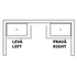 Kép 3/3 - POLYSAN KARIA sarokelőlap, jobbos, 100x80