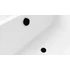 Kép 4/4 - POLYSAN kád le- és túlfolyó, kádtöltővel, bovdenes, 800mm, átm.:72mm, matt fekete