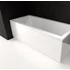 Kép 6/6 - POLYSAN COUVERT 120 L, előlap, balos, 120x52 cm,fehér