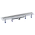 Kép 1/3 - POLYSAN KLAVER padlóösszefolyó, inox ráccsal, superflow, DN50, 710x122x65mm
