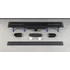 Kép 3/4 - POLYSAN KLAVER padlóösszefolyó, inox ráccsal, superflow, DN50, 910x122x65mm