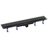 Kép 1/4 - POLYSAN KLAVER padlóösszefolyó, inox ráccsal, superflow, DN50, 910x122x65mm
