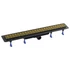 Kép 1/3 - POLYSAN KLAVER GOLD padlóösszefolyó inox ráccsal, superflow, DN50, 910x122x65mm