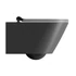 Kép 3/3 - GSI KUBE X SWIRLFLUSH fali WC, 36x55cm, dual-matt fekete