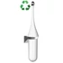 Kép 1/2 - ECOLORED fali WC-kefe, Soft Touch, ABS, fehér
