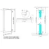 Kép 2/8 - POLYSAN ARCHITEX LINE beépítési szett padlóhoz, falhoz, plafonhoz, max:1200mm
