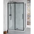 Kép 1/11 - ALTIS LINE BLACK szögletes zuhanykabin, 1300x900mm, jobbos/balos