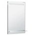 Kép 1/6 - AQUALINE LED tükör világítással, üveg polc, billenő kapcsoló, 50x80cm