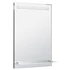 Kép 1/6 - AQUALINE LED tükör világítással, üveg polc, billenő kapcsoló, 60x80cm