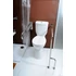Kép 4/6 - DISABLE WC mozgássérülteknek tartállyal, ülőke nélkül, 49,5cm