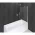 Kép 1/3 - POLYSAN MODULAR SHOWER kádparaván, 1000x1500mm, transzparent üveg