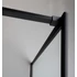 Kép 11/13 - GELCO CURE BLACK fix zuhanyfal, 1000mm, matt fekete