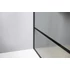 Kép 5/11 - GELCO CURE BLACK fix zuhanyfal, 1400mm, matt fekete