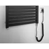 Kép 6/6 - AQUALINE TONDI-E elektromos fürdőszobai radiátor, 450x1330mm, 500W, matt fekete