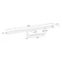 Kép 2/5 - ESTHER LED lámpa, 6W, 494x62x131mm, króm
