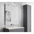 Kép 6/6 - AQUALINE VERONICA LED világítás, 300x30x115mm, 6W, króm